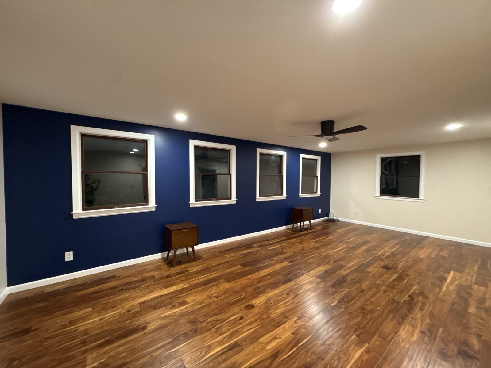 Finished bedroom after renovation