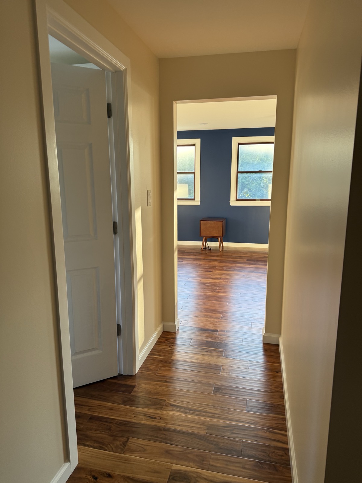 Finished hallway after renovation